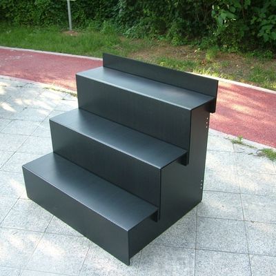 Attrezzatura di esposizione floreale nera del negozio di fiore di punto del banco di mostra di Corflute pp 4
