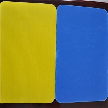 Profilo di plastica giallo della parete del gemello del cartone di Coroplast del bordo della cavità dei pp