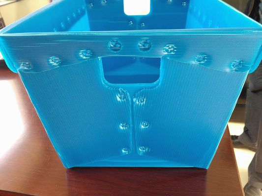 Plastica ondulata 4mm blu del totalizzatore della posta del polipropilene con la cinghia d'acciaio