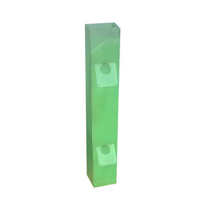 Il verde ha ondulato l'albero di plastica custodice l'involucro di plastica del tronco di albero di Coroplast
