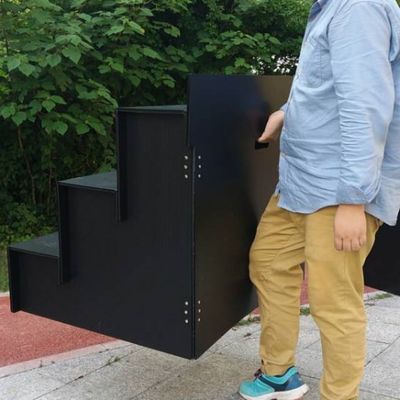 Corflute nero riveste gli scaffali di esposizione floreale al minuto antistatici del supporto floreale