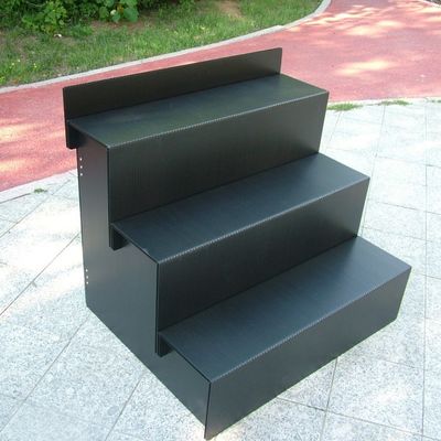 Corflute nero riveste gli scaffali di esposizione floreale al minuto antistatici del supporto floreale