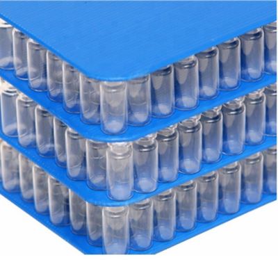 Il separatore di plastica del cuscinetto ondulato di strato del polipropilene 3mm riveste l'angolo arrotondato