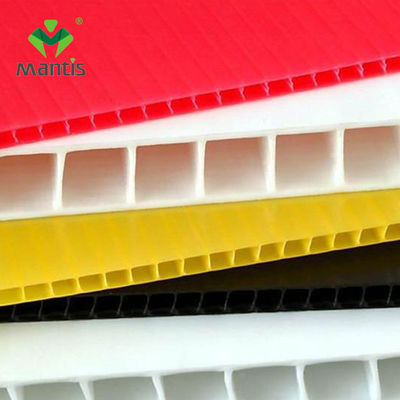 Il colore pp scava lo spazio in bianco Coroplast di spessore dello strato 1.6mm-12mm riveste