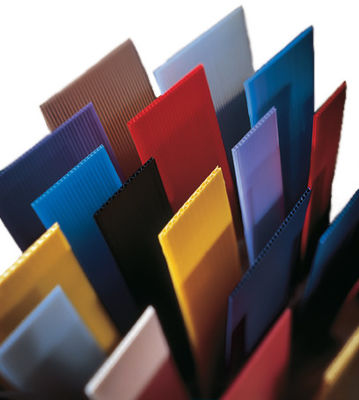 3mm ignifugi 4mm hanno ondulato lo strato di plastica della protezione dello strato i pp Corflute