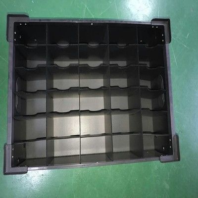 Anti 3mm statici 4mm hanno ondulato la scatola di imballaggio di plastica per i componenti elettronici