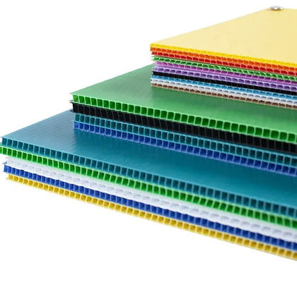 il bordo ondulato del segno di 4mm soppressione gli strati di plastica ondulati dell'arancia di Corflute
