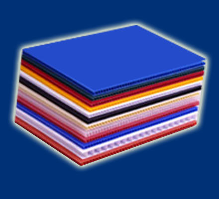 il nero del cartone ondulato di 1.5-12mm Corflute pp ha ondulato gli strati di plastica
