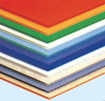 il nero del cartone ondulato di 1.5-12mm Corflute pp ha ondulato gli strati di plastica