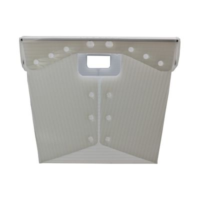 Il volume d'affari ha ondulato Tote White postale USPS che spedisce i totalizzatori di plastica