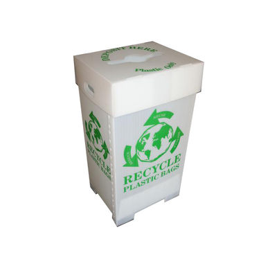 I pp hanno ondulato la plastica riciclano il recipiente Eco impermeabile amichevole