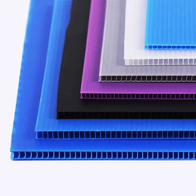 PP carta vuota pannello di plastica durevole riciclabile ideale per l'imballaggio spedizioni segnaletica pubblicitaria e vassoi per piantine agricole