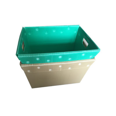 Scatola di plastica corrugata a portata di mano pieghevole impermeabile e leggera in PP