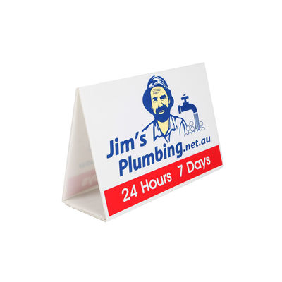 Coroplast PP Roster Sign Customized Corrugated Plastic Sign Impermeabile Pieghevole