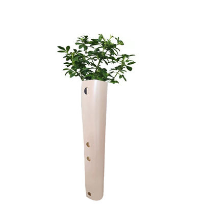 Protezione per alberi in polipropilene ondulato di plastica Protezione per viti leggera pieghevole
