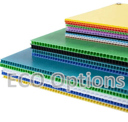 Riciclaggio di fogli di plastica corrugata in PP Corflute Board Protective ECO personalizzato