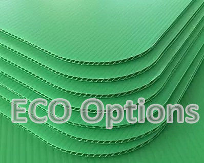 Eco-friendly Reciclaggio PP Palle di plastica ondulata a strato Corflute