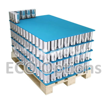 Eco-friendly Reciclaggio PP Palle di plastica ondulata a strato Corflute
