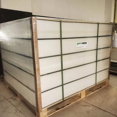 Mattoni di supporto per taglio a getto d'acqua co-polimerici per tavoli a getto d'acqua, mattoni di serbatoio a getto d'acqua resistenti a ridurre lo splashback con disegno a drenaggio ondulato e lunga durata di vita